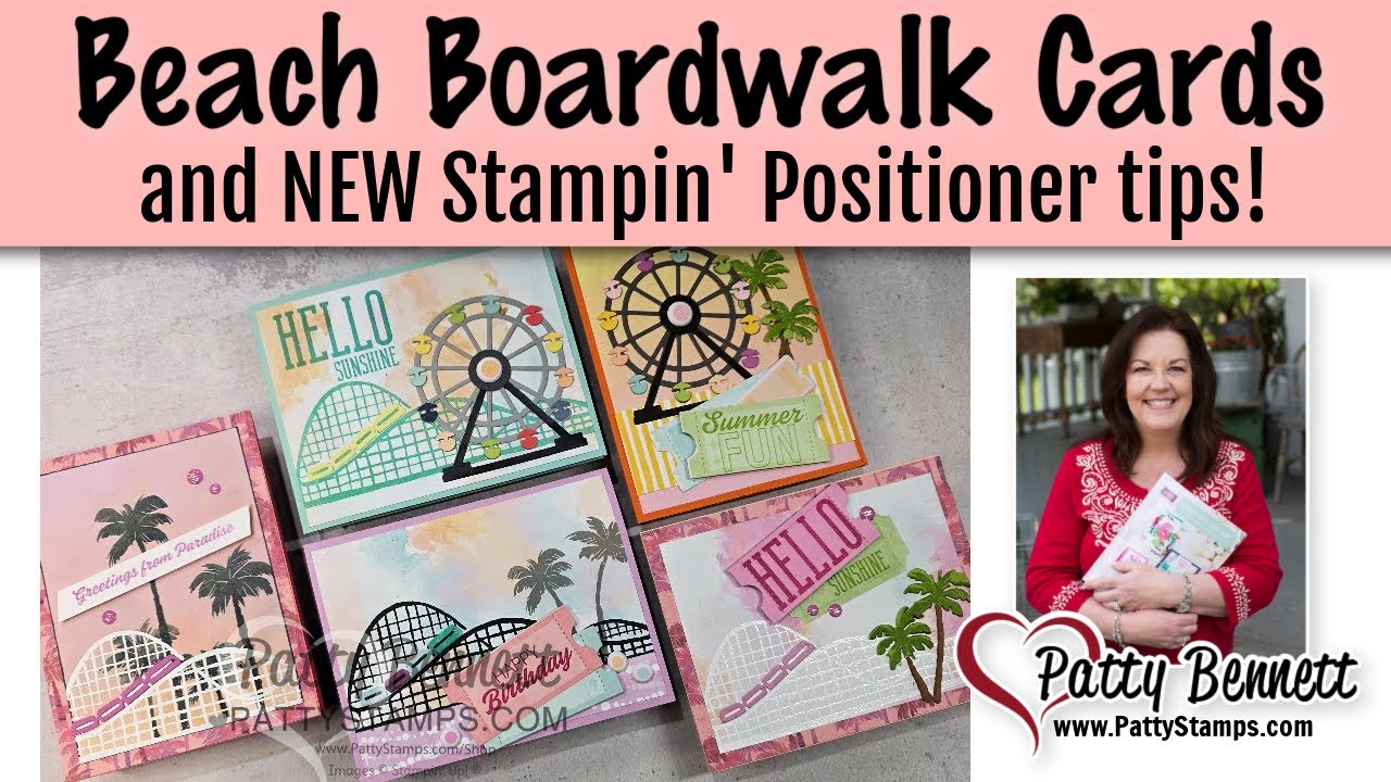Beach Boardwalk cards and Tips!