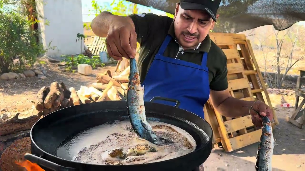 Sierras fritas en manteca de puerco las mejor fritanga 