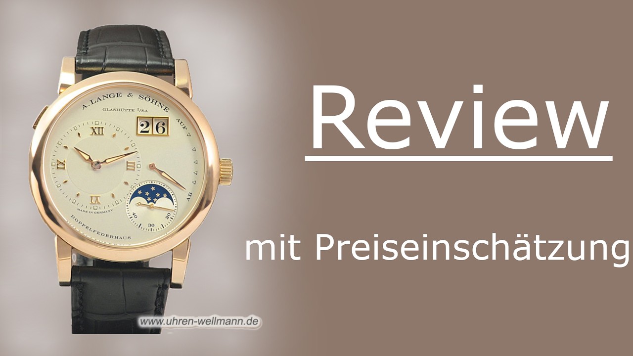 A. Lange & S&ouml;hne: Lange 1 Mondphase 109.032 (mit Preiseinsch&auml;tzung)
