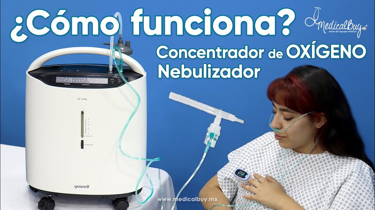 Uso de concentrador de oxígeno 2 en 1