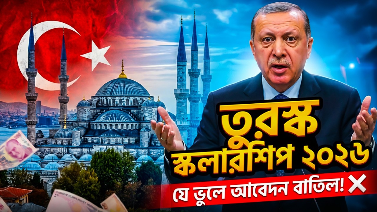 তুরস্ক গভ স্কলারশিপ ২০২৬-যেভুলে আবেদন বাতিল !Turkey Burslary Scholarship Apply 2026 |Study in Turkey