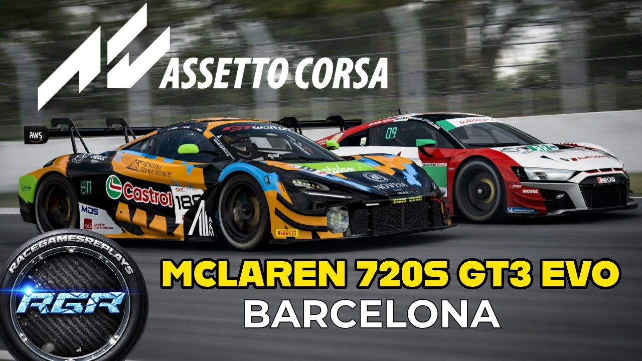Assetto Corsa #McLaren 720S GT3 EVO @Barcelona