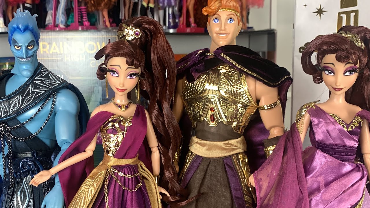 The Hercules dolls that we deserved (D23 2022 Hercules and Megara Disney Limited Edition doll set)