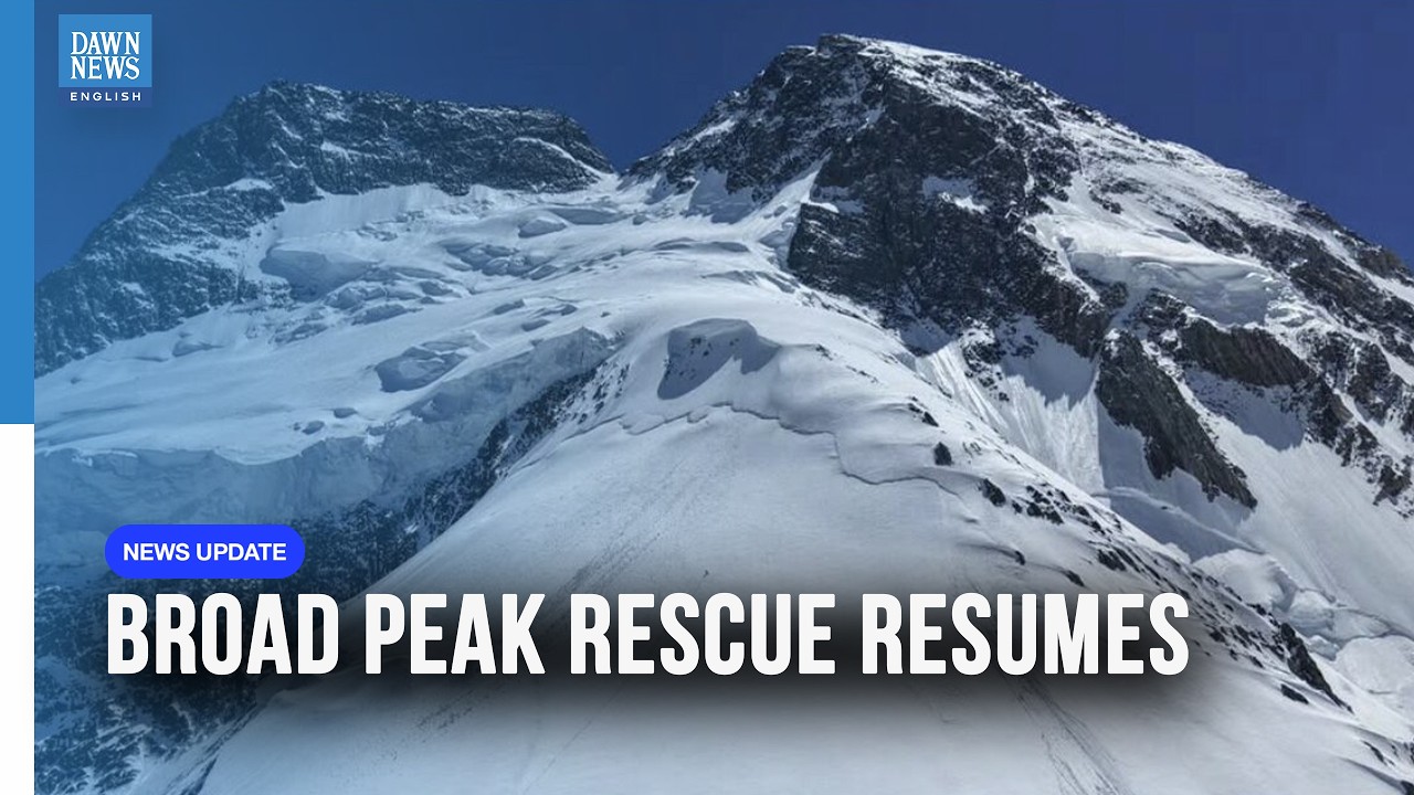 Broad Peak Rescue Resumes as Seven Climbers Remain Missing | Pakistan News | Dawn News English