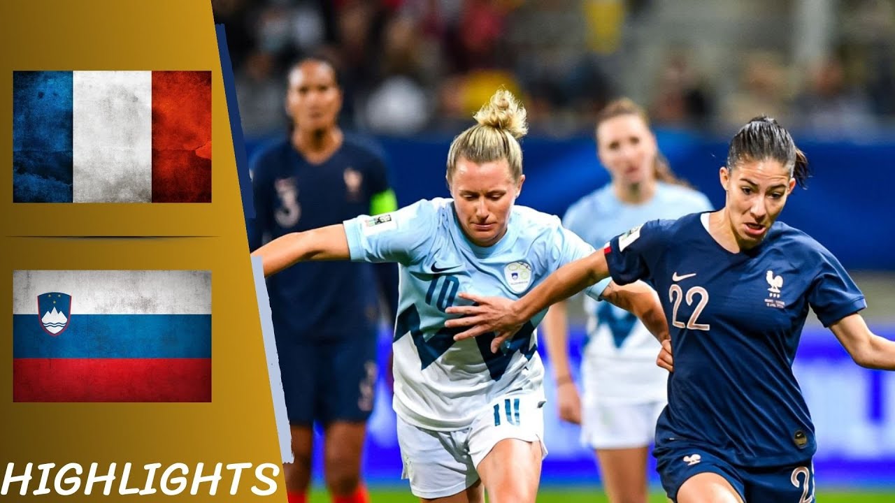 France vs Slovenia | Women's World Cup qualification - Highlights All Goals 12/04/22