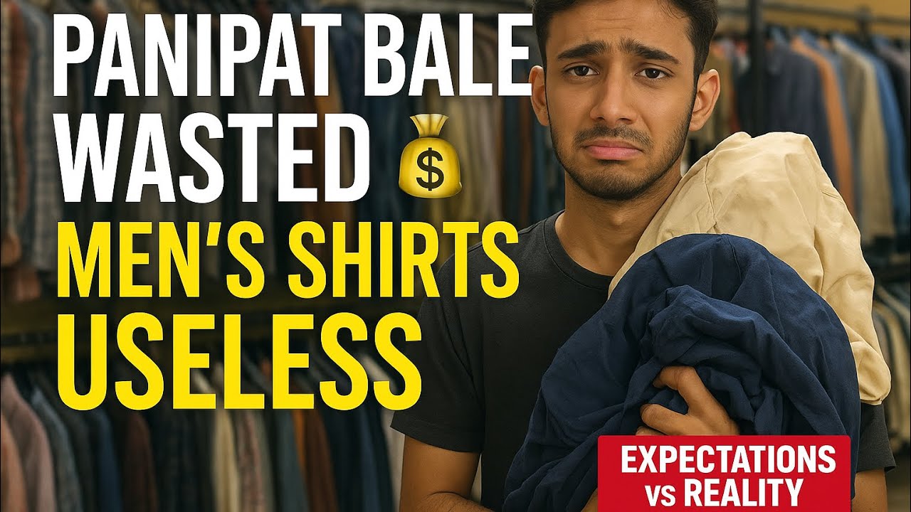 I bought a shirt's bale from PANIPAT but all the shirts turned in to money wasted 😭