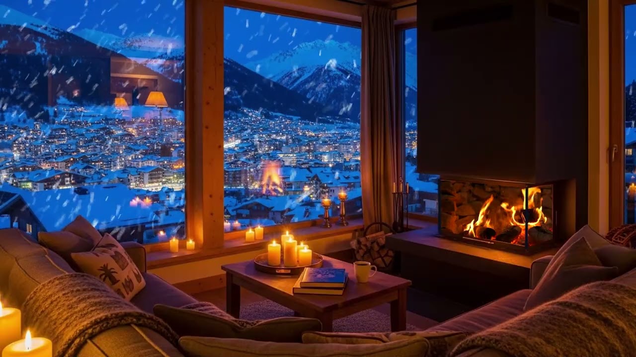 Winter Evening White Lounge Piano | Slow Piano Music for Focus & Inner Calm