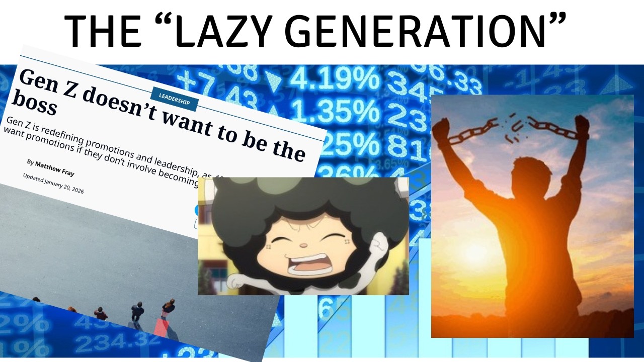 Gen Z - aren’t climbing the corporate ladder…and it makes sense