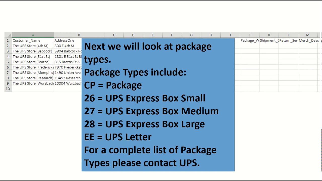 UPS WorldShip Batch RETURNS Shipping Pt 1