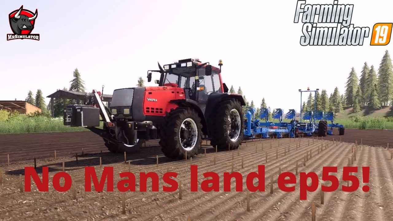 No Mans land | Making Silage Bales and plowing! | Farming Simulator 19 | Timelapse ep 55