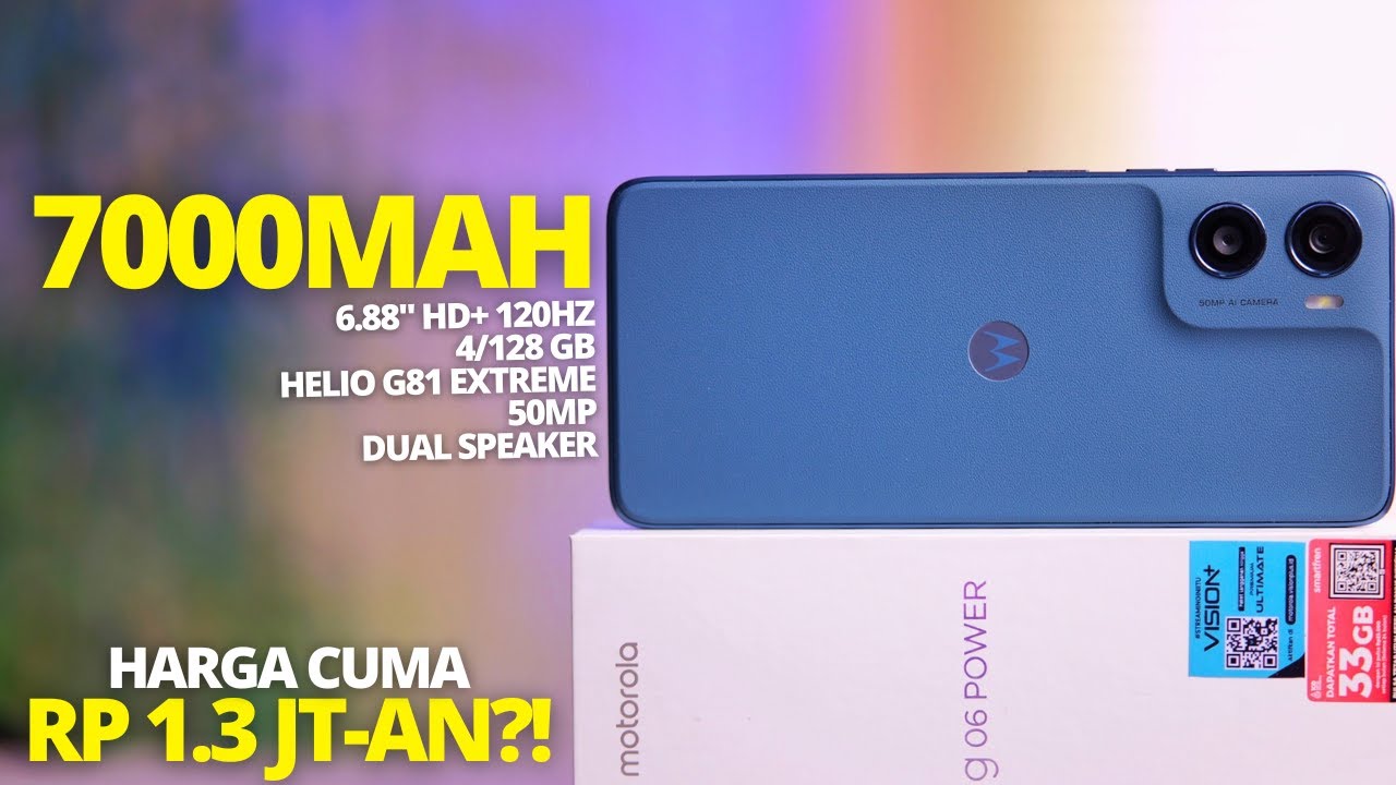 Smartphone MURAH TERBAIK?! UNBOXING Motorola Moto G06 Power Indonesia, Motorola MAKIN JADI ANCAMAN!