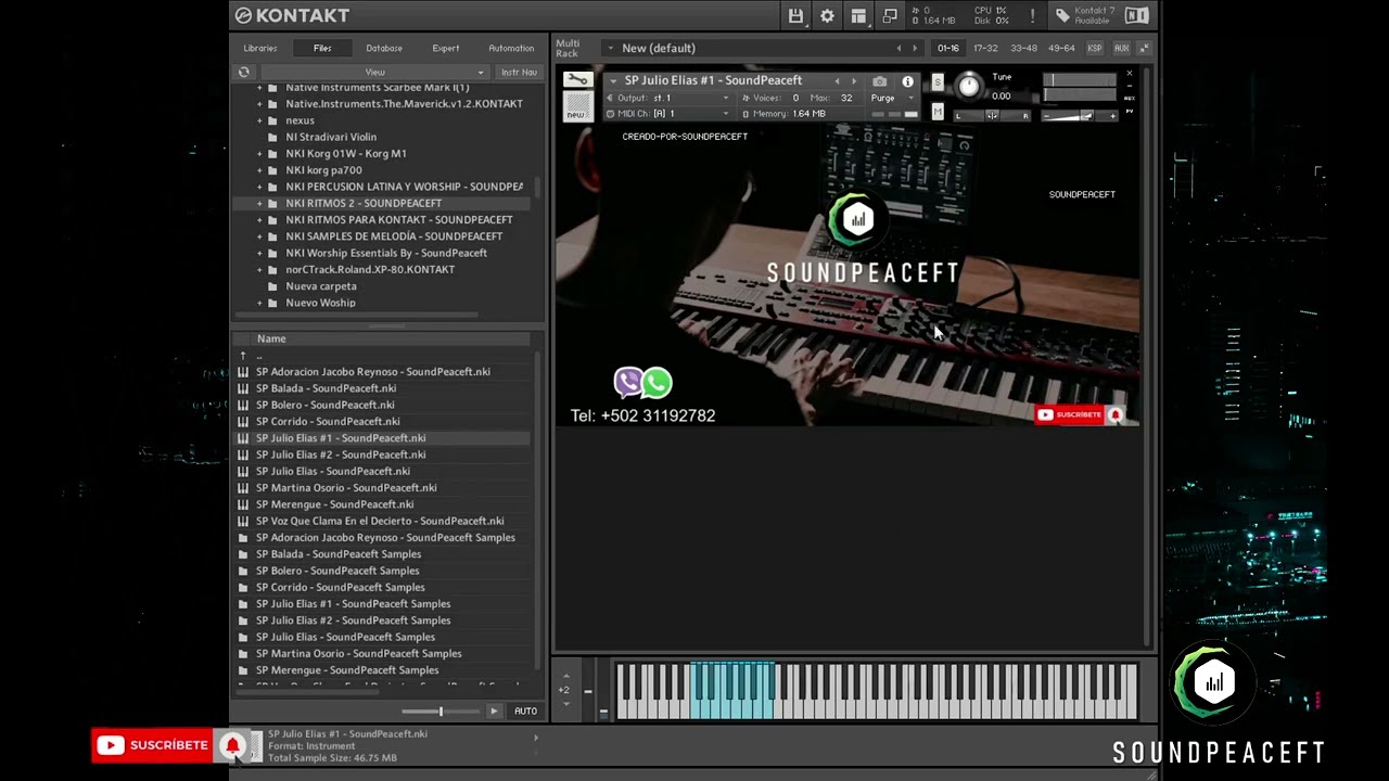 Cómo Usar Ritmos dentro de Kontakt  | Acompañamientos usando Kontakt✅