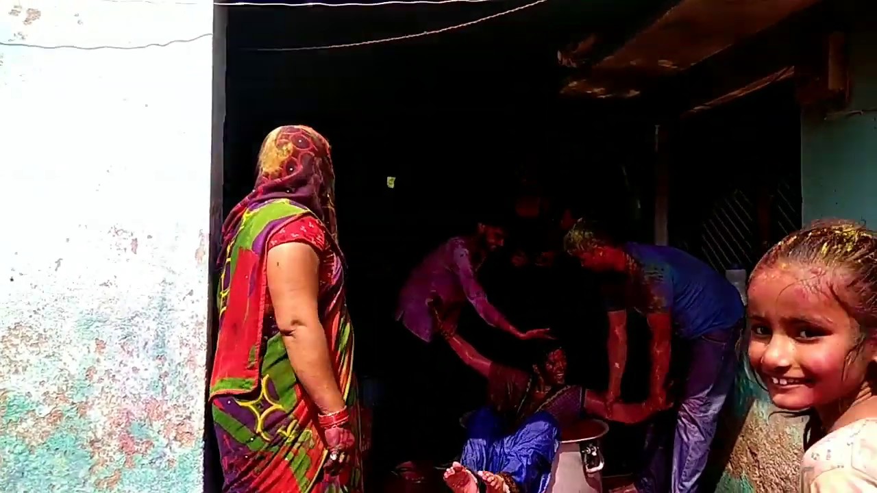 होली धमाल Up ki होली #देवर भाभी होली part 2 😍