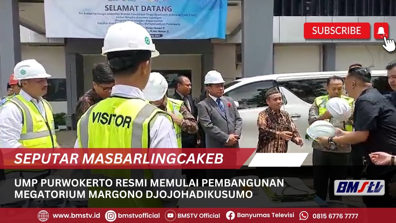 UMP PURWOKERTO RESMI MEMULAI PEMBANGUNAN MEGATORIUM MARGONO DJOJOHADIKUSUMO