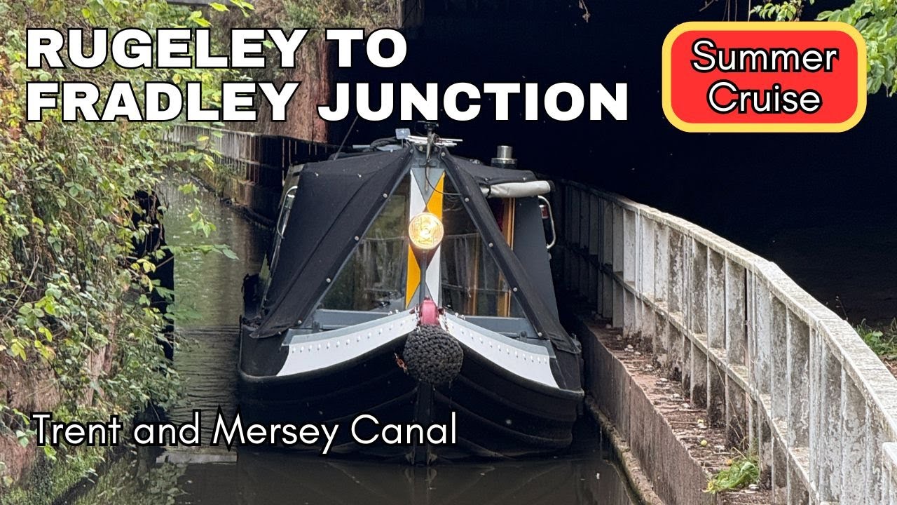 Trent and Mersey Canal - Rugeley to Fradley Junction Summer 2025