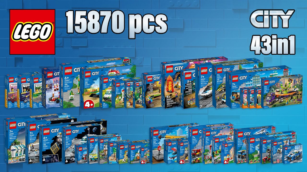 ALL LEGO® City 2022 (43in1)[15870 pcs] Step-by-Step Building Instructions | Top Brick Builder
