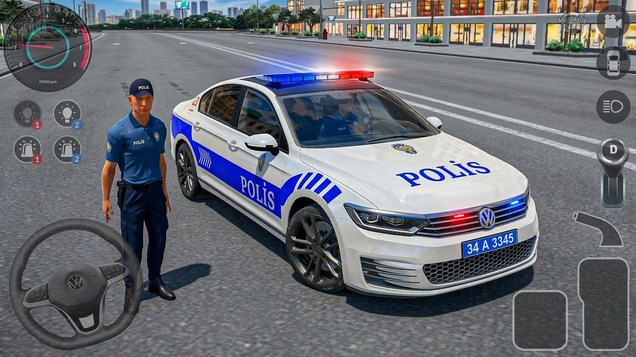 Volkswagen Passat Türk Polis Arabası Sürüş Oyunu - Polis Oyunu 2026 #247 - Android GamePlay