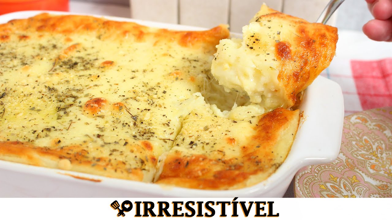 BATATA 4 QUEIJOS EM CAMADAS - RECEITAS QUE AMO
