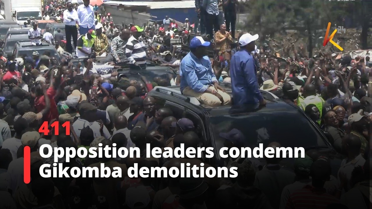 Opposition leaders condemn Gikomba demolitions, back traders