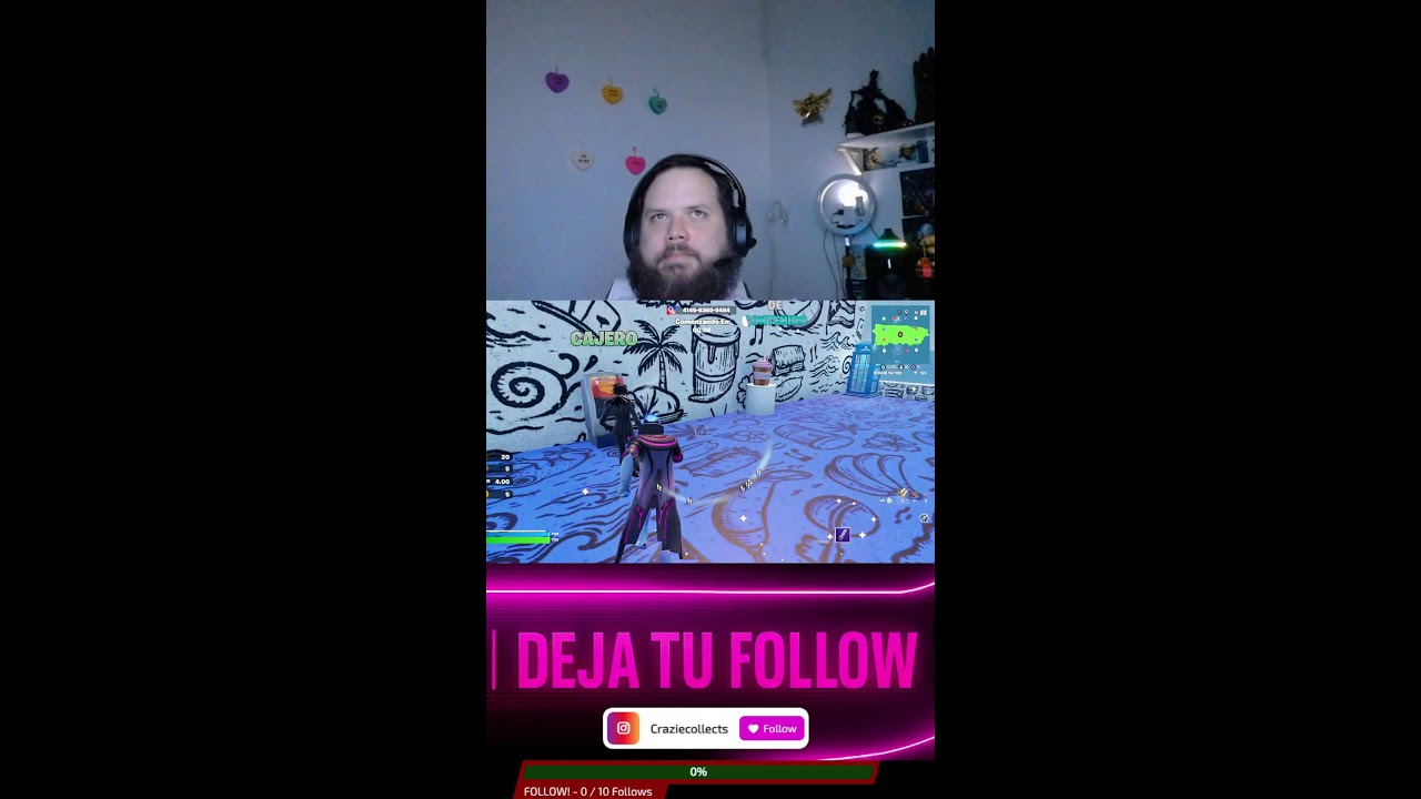 Fortnite | Llegale y deja esa follow! | Crazie