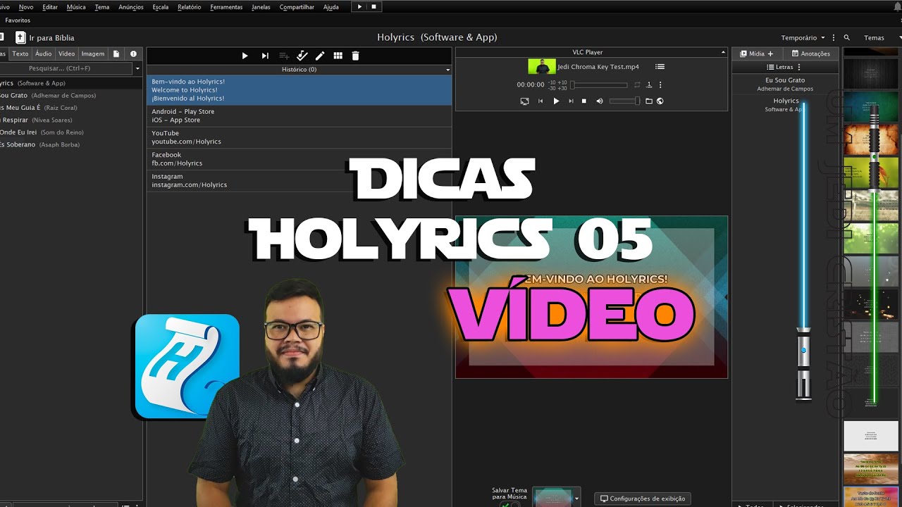 Dicas Holyrics | Vídeo 5/8 | Vídeo