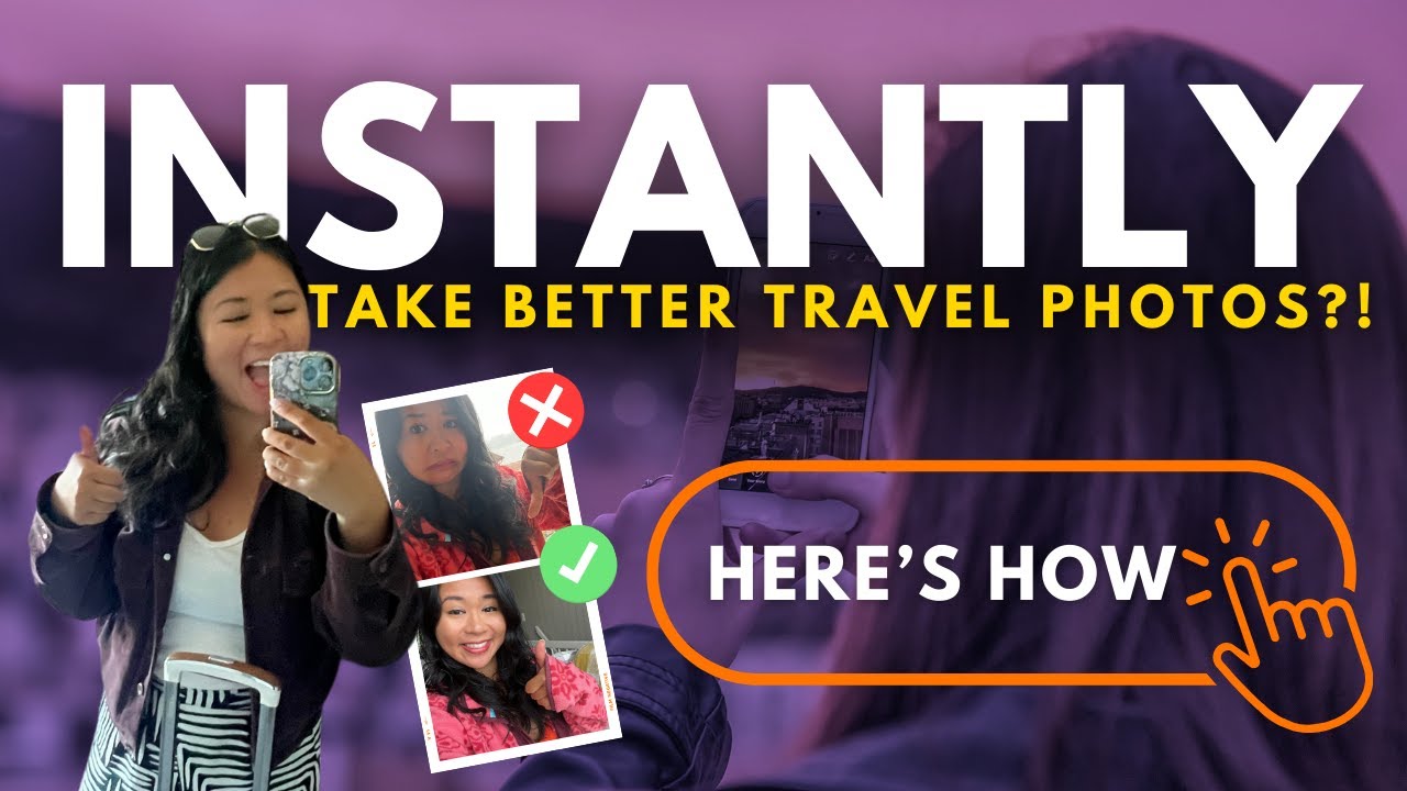 BETTER TRAVEL PHOTOS ON YOUR PHONE INSTANTLY | Tricks for Vacation Photos That Anyone Can Use!