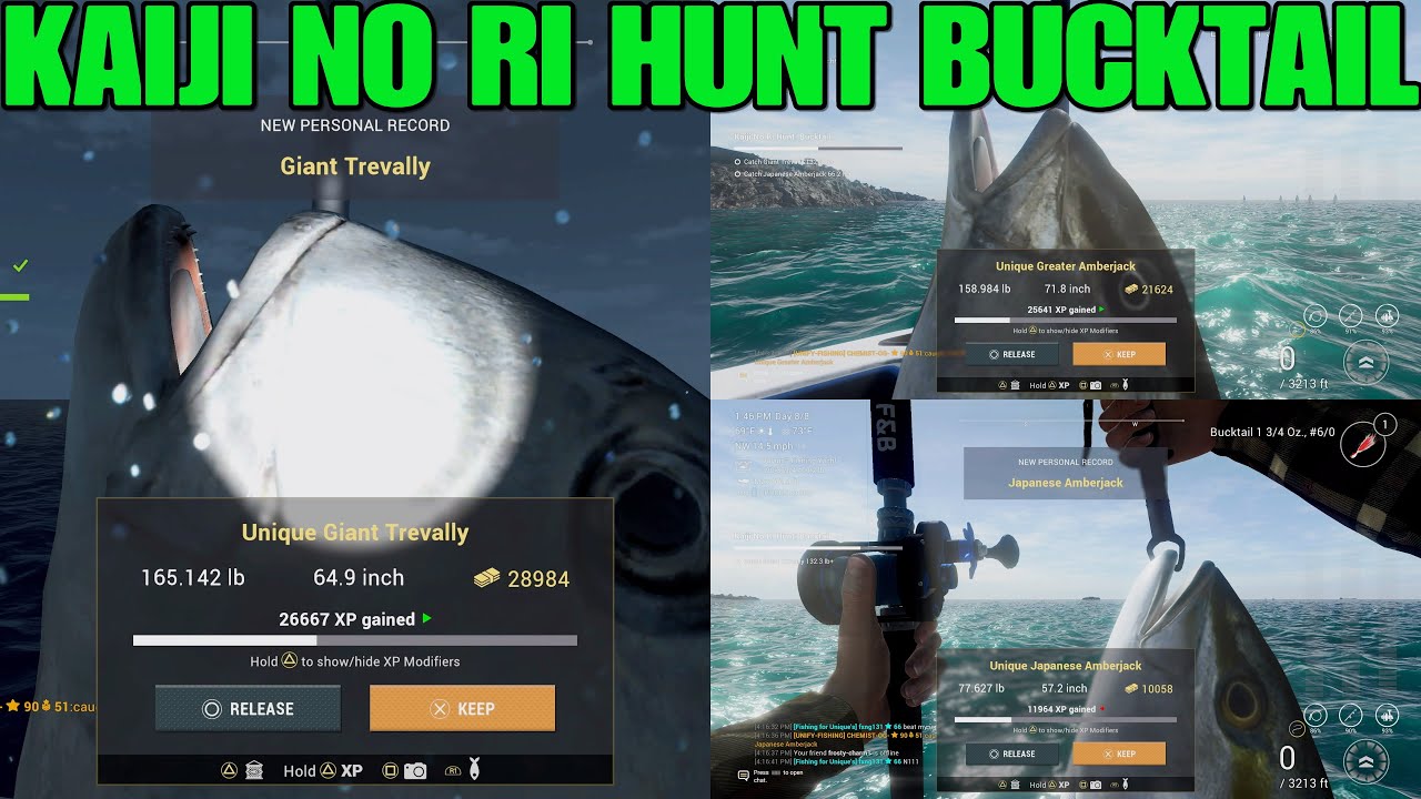 How To Complete Kaiji No Ri Hunt Bucktail Mastering Mission - Fishing Planet