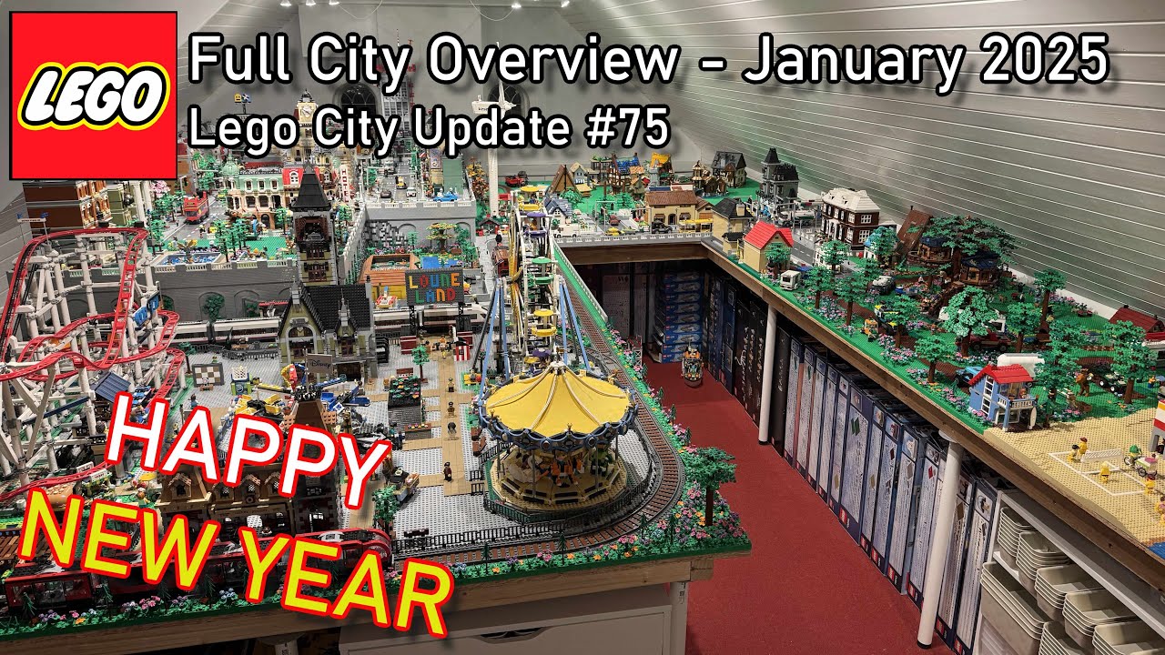 Full City Overview January 2025 - Lego City Update #75