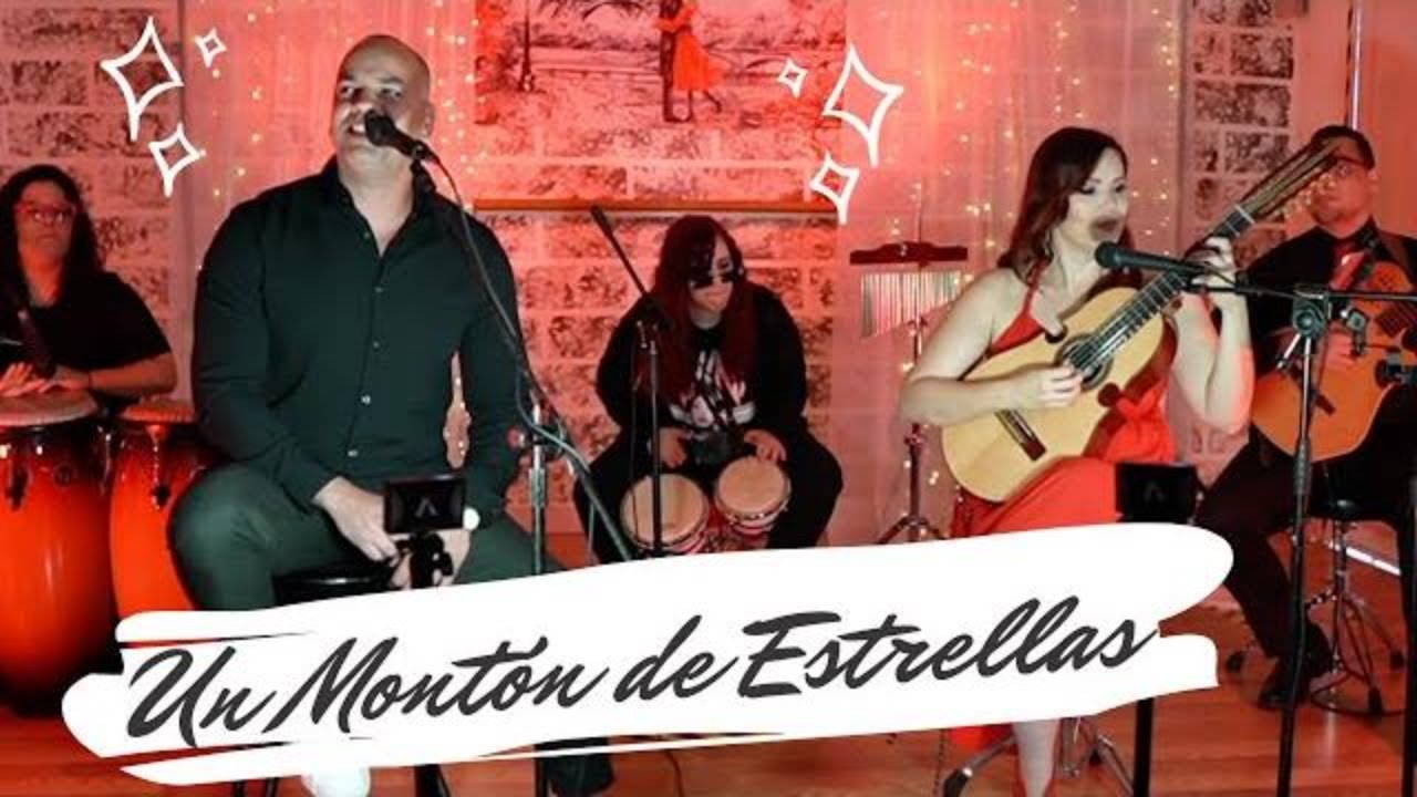 Un Mont&oacute;n de Estrellas | Maribel Delgado cuatro puertorrique&ntilde;o con Melvin Javier (cantante) cover