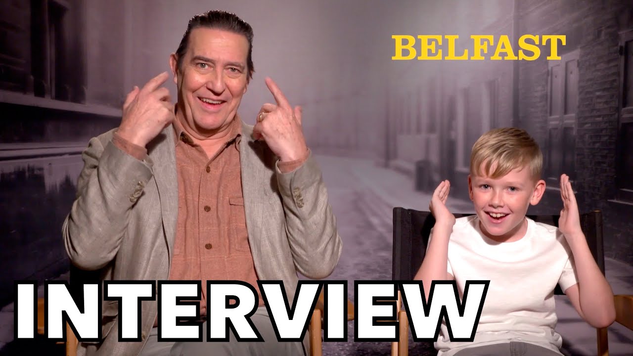 BELFAST Interview | Jude Hill and Ciarán Hinds Talk Crying On Film's Final Day