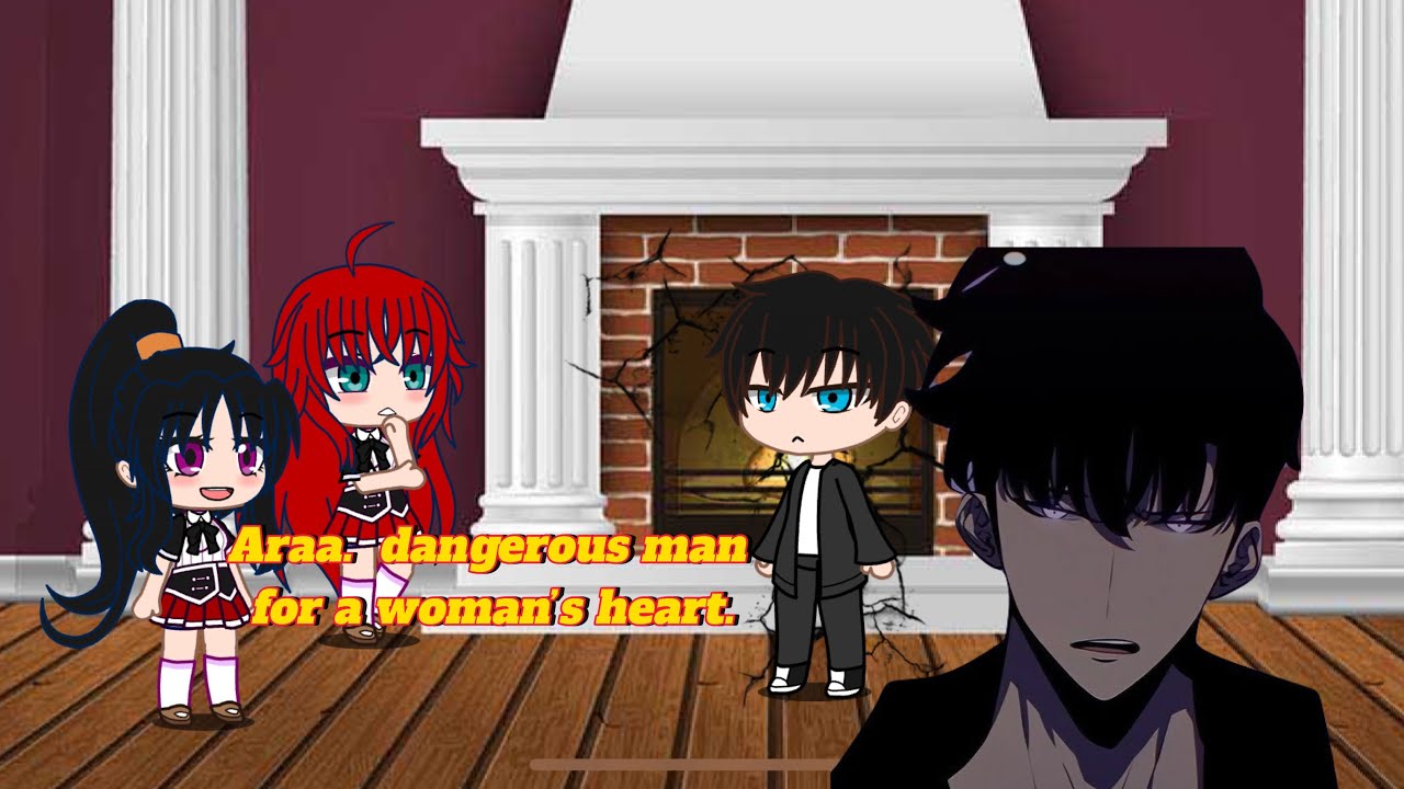 High School DxD React to Sung Jin-Woo as Their New Teacher || Gacha Life AU || Solo Leveling