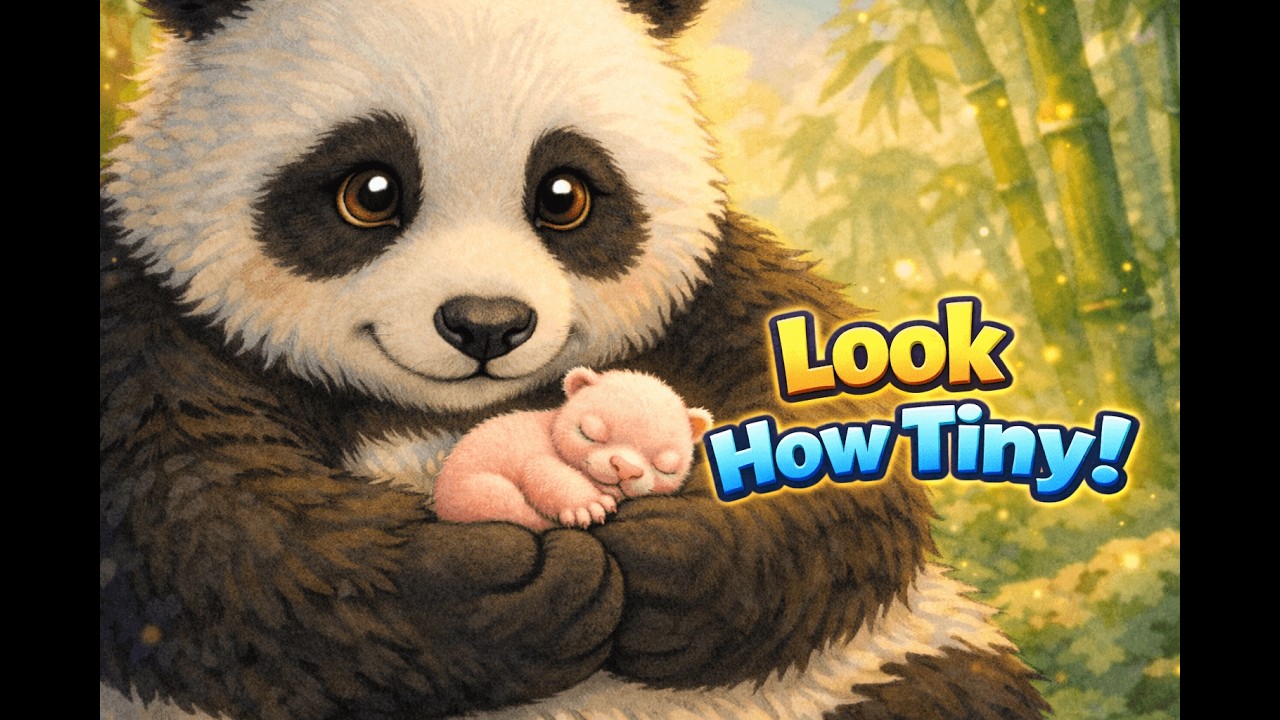 Baby Pandas Are Pink?!? | Become A Panda Mama | Kids Animal Adventure