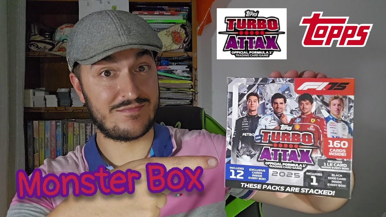 *FIRMA DE FERNANDO ALONSO* - Monster Box *Turbo Attax F1 2025* Topps - CROLOMOLO