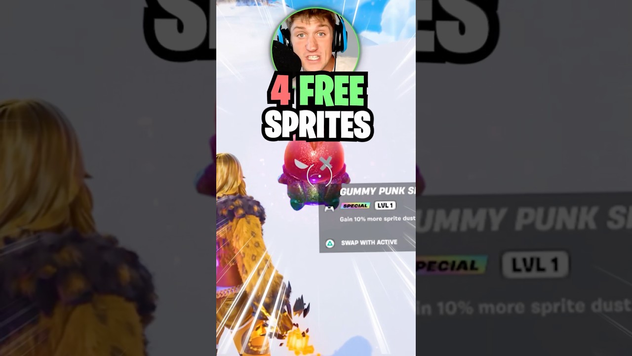 Как получить 4 БЕСПЛАТНЫХ СПРАЙТА в Fortnite, сезон 3!