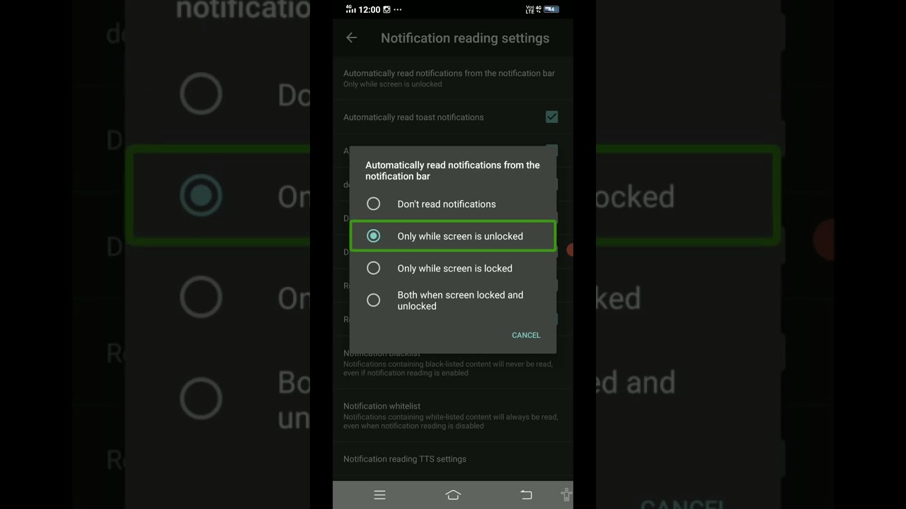How to Use Commentary Screen Reader Notification Reading Settings 👍 🙏💯💯