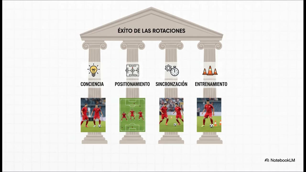 Rotaciones en el Fútbol: Domina el Movimiento Táctico Fluido y la Creación de Espacios