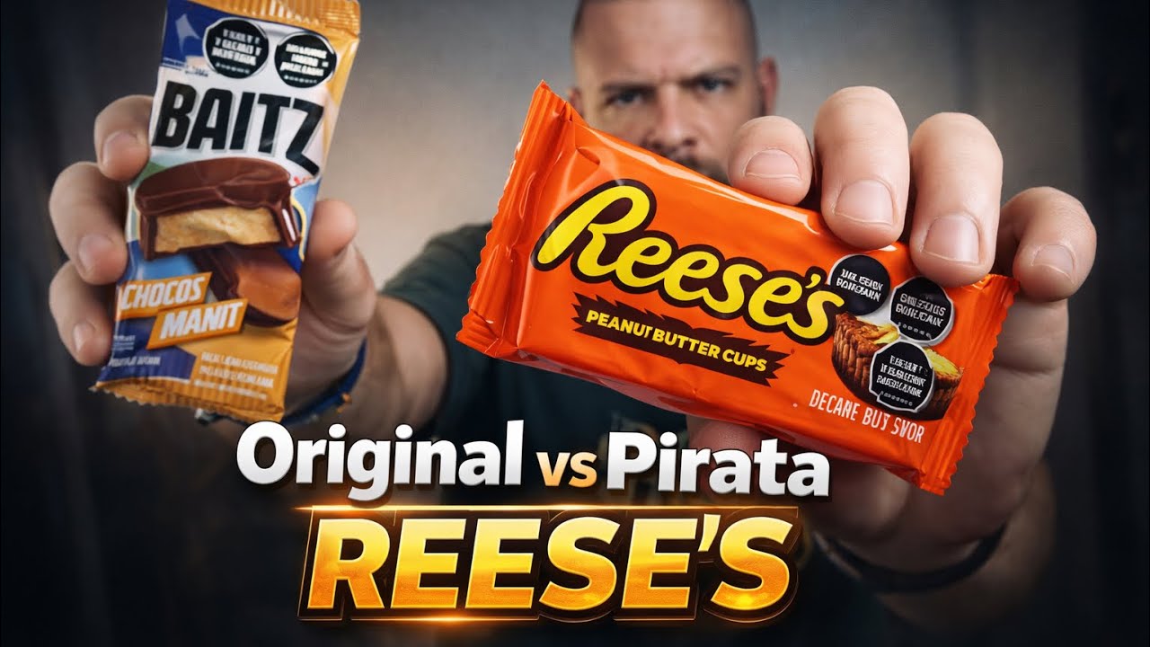 ¡ORIGINAL VS PIRATA | Replica de Reeses!!! ¿Qué tan bueno será?? #reeses