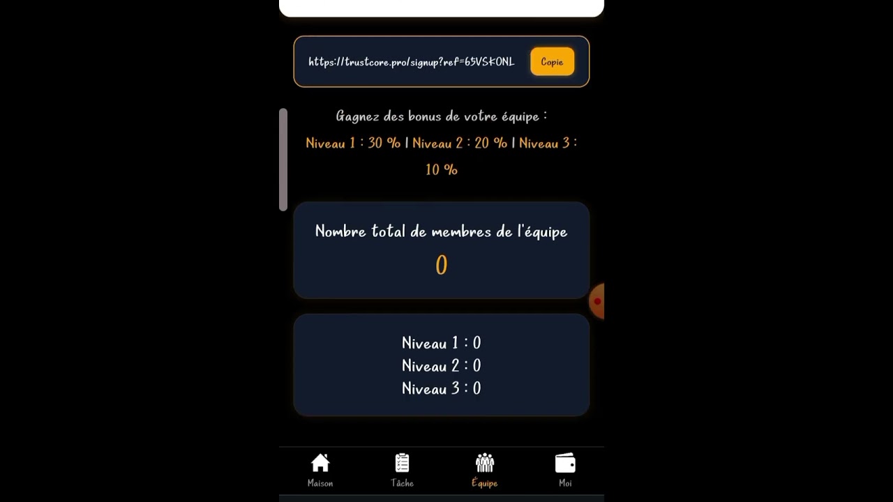 TRUSTCORE MINING : UN NOUVEAU PROJET MINIER &Agrave; L'IMAGE DE CORE SATOSHI AVEC 1TCORE=1$USDT