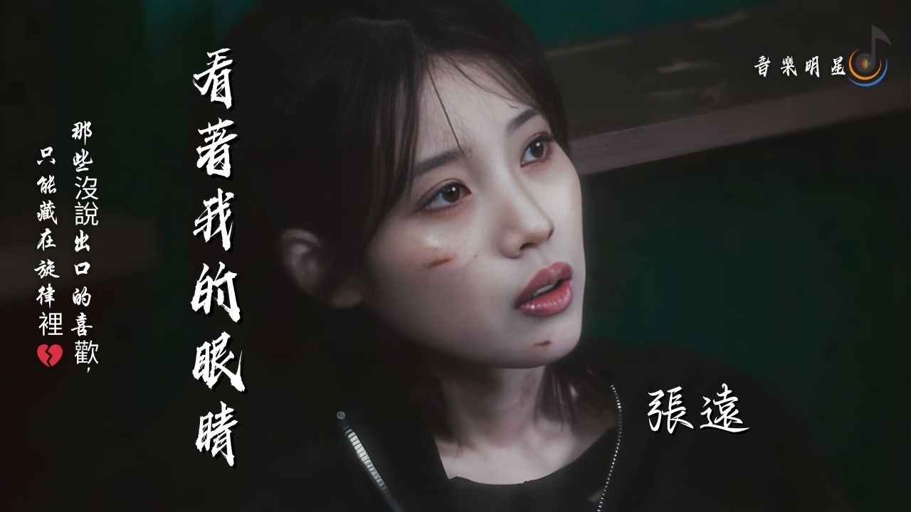 張遠《看著我的眼睛說》(MV)「看著我的眼睛說，你是不是不再愛我了。」(Lyrics/4K/Pinyin/ 最高音質)