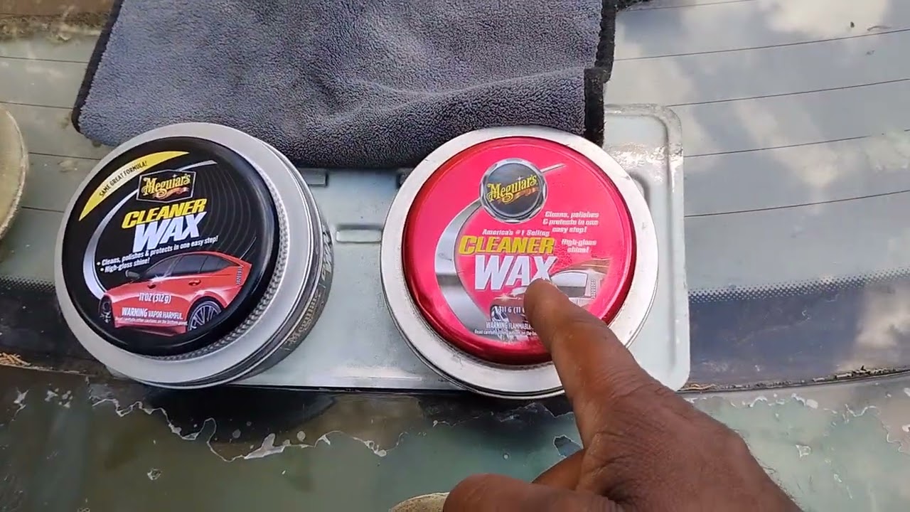 New meguiars ceramic cleaner wax vs old meguiars cleaner wax which is best lol 😅😅😅
