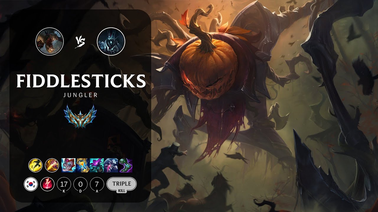 Fiddlesticks Jungle vs Karthus - KR Challenger Patch 14.5