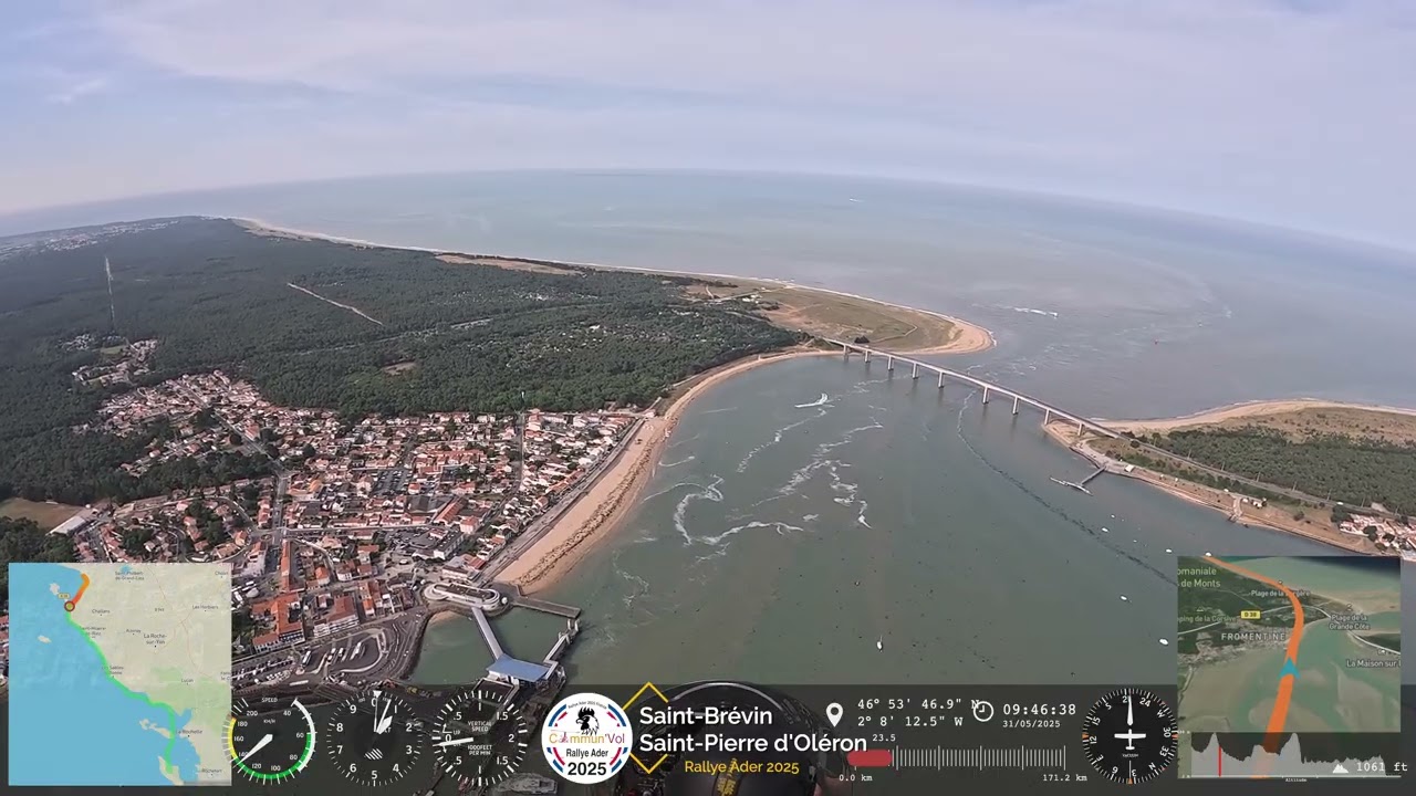Rallye Ader 2025  de Commun'Vol : liaison n°3 - Saint Brévin / Saint Pierre d'Oléron