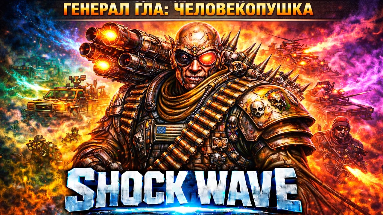 НОВЫЙ ГЕНЕРАЛ ГЛА И ЕГО ЧЕЛОВЕКОПУШКА: SHOCK WAVE GENERALS🚀