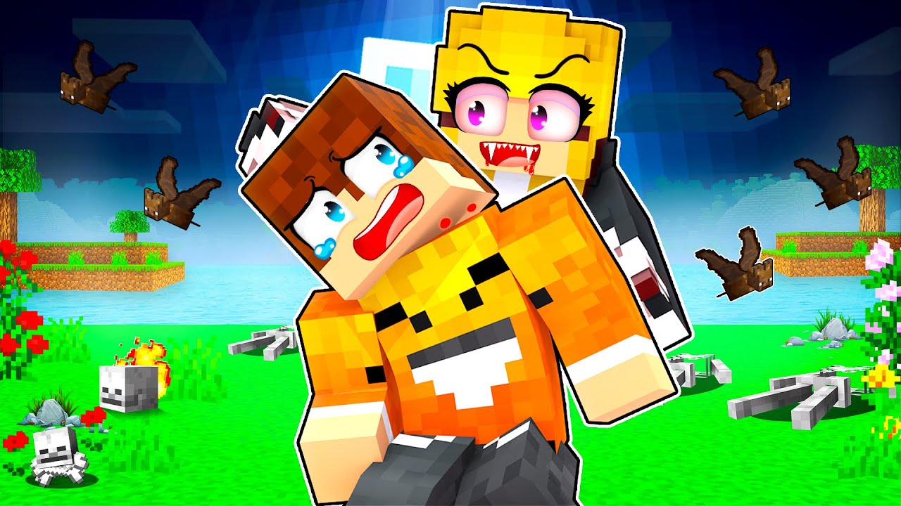 Pati ZOSTAŁA WAMPIREM i MNIE UGRYZŁA w Minecraft!