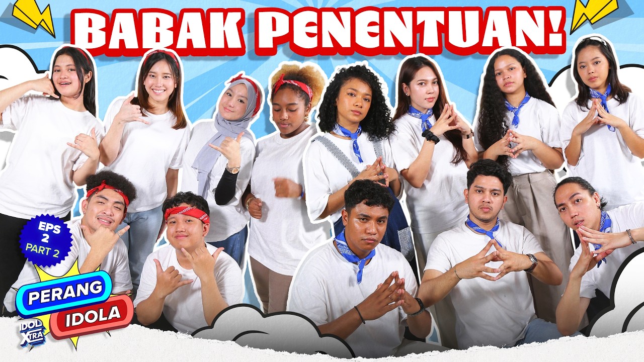 RUSUH ABIS! Mampukah Tim Merah Mengalahkan Tim Biru? (2/2)| Idol Xtra Perang Idola - Indonesian Idol