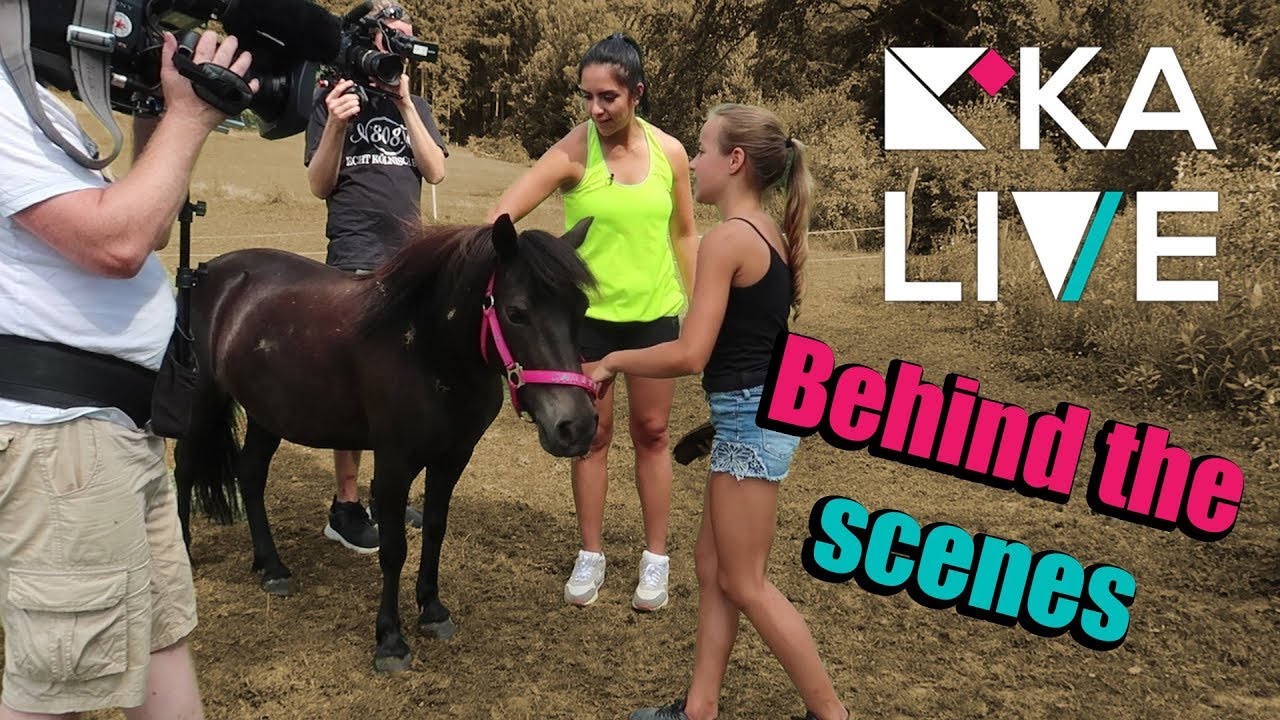Mein erster Fernsehdreh! | Behind the scenes | Marina und die Ponys