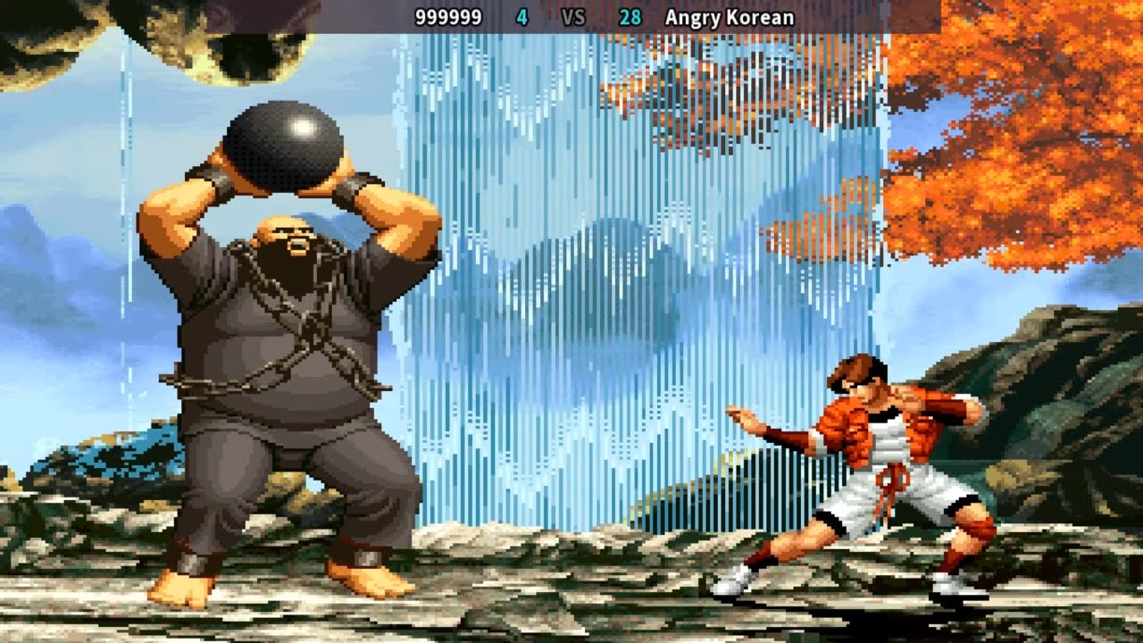 KOF95 The King Of Fighters 95 | Fightcade 拳皇95 999999 (kr) vs Angry Korean (kr) 킹 오브 파이터즈95