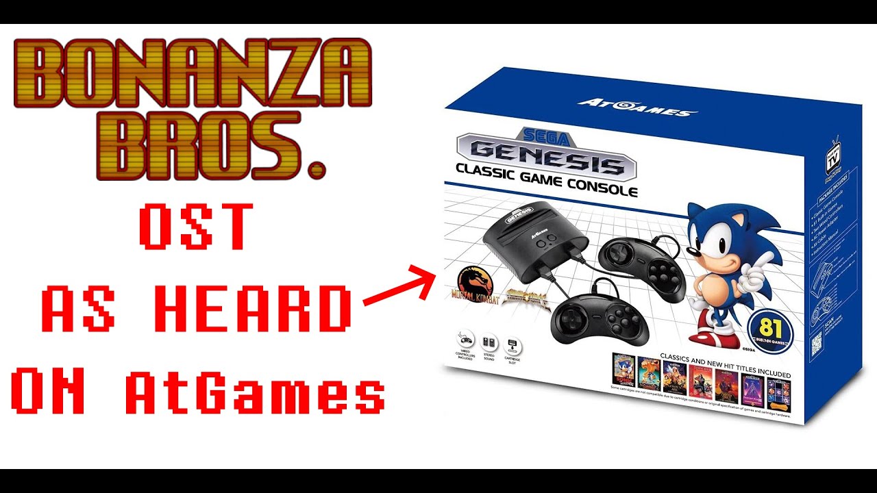 Bonanza Bros OST, As Heard On The AtGames Classic Game Console 2017