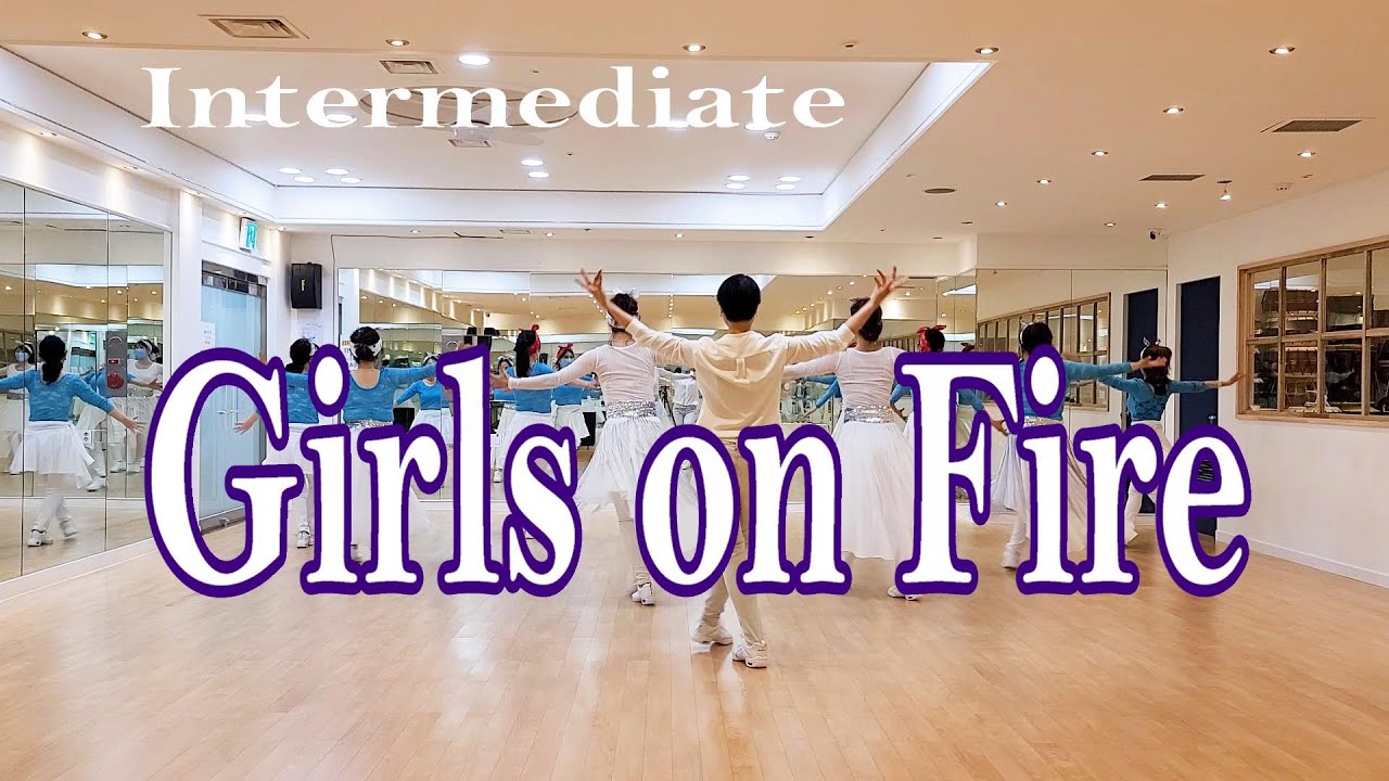 Girls on Fire Line Dance (Intermediate Level)