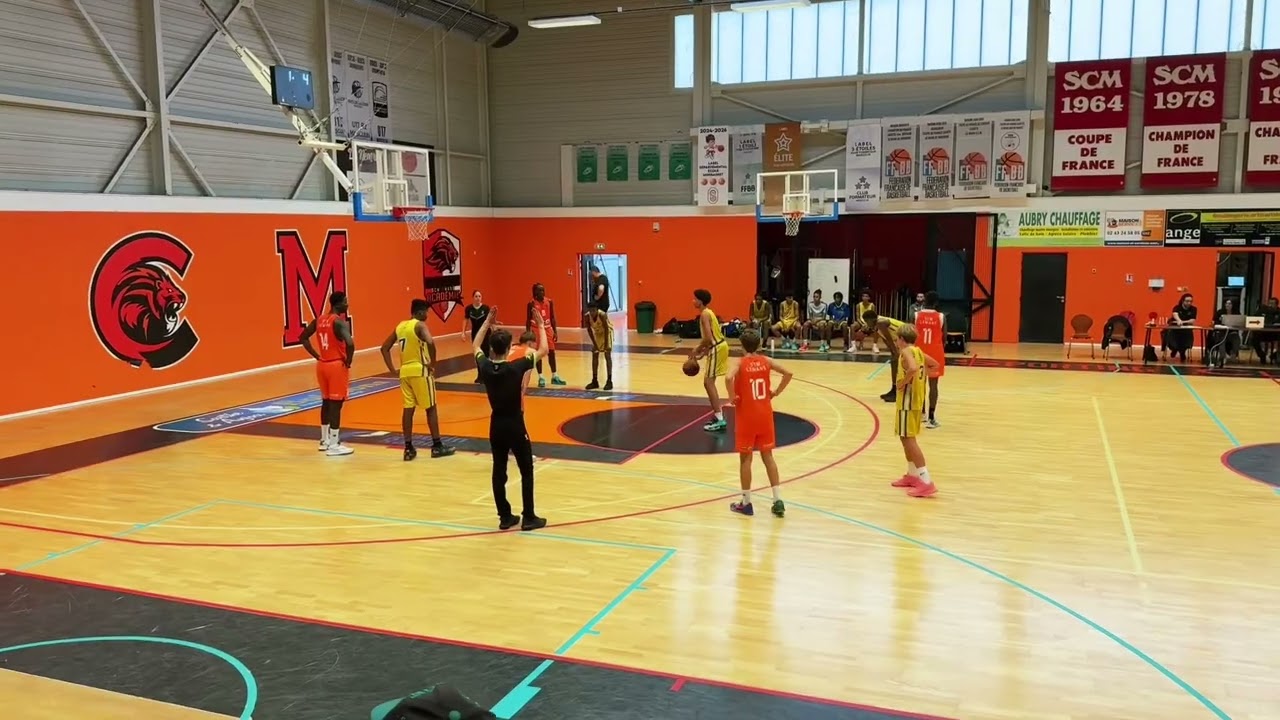U15M-Élite Nationale - 2025/2026 - 1ère Phase J1 - LE MANS SCM/ CENTRE ESSONNE